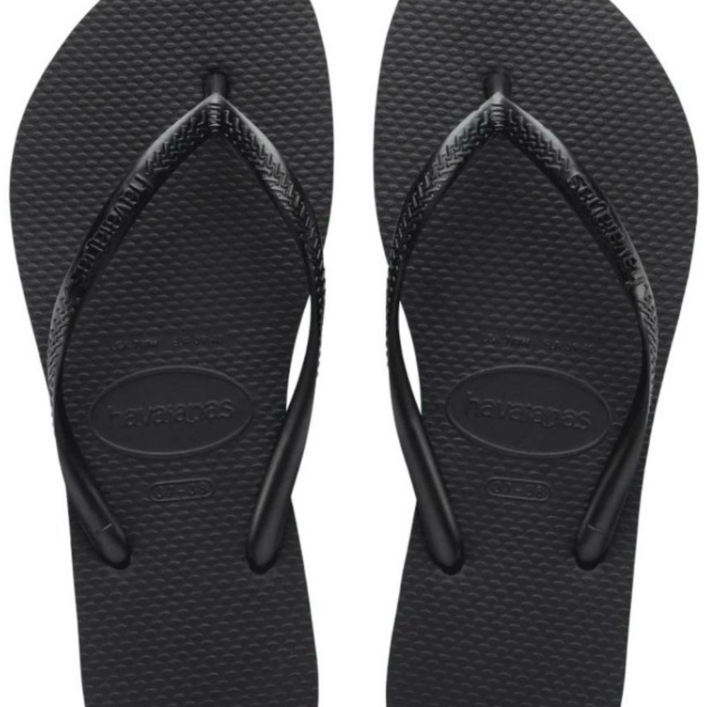 Havaianas Classic Black Sandals size 12 women
